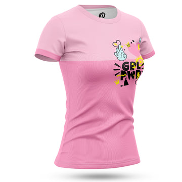 Camiseta técnica rosa GRL POWER™
